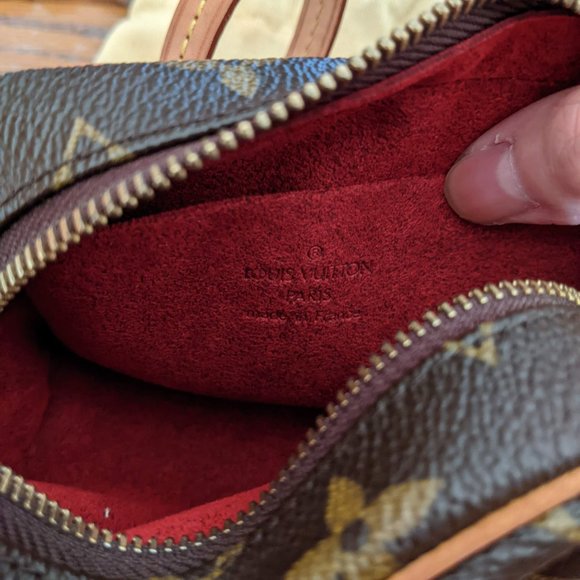 Louis Vuitton Monogram Canvas Trousse Wapity Mini Pouch Wrist Bag Brown - Picture 2 of 4